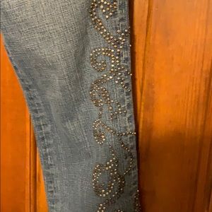 Studded bling jeans